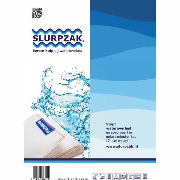 Slurpzak 120 Cm – 1 St. - Zandzak Zonder Zand- Stop En Voorkom Wateroverlast Bij Lekkage En Overstroming - Waterschade - Regenval - Zandzakken - thumbnail