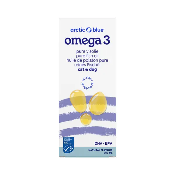 Arctic Blue Premium Omega 3 Fischöl 300ml Für Hunde Und Katzen In Lebensmittelqualität - Omega 3 & 6 Fettsäuren Mit Epa & Dha - Öl Für Gesunden thumbnail