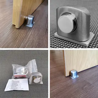 Kierr® Stop 100 Magnetische Moderne Deurvastzetter - Deurstopper - Deuropenhouder - Blinde Montage - Zonder Boren En Schroeven - Zelfklevend - Ook