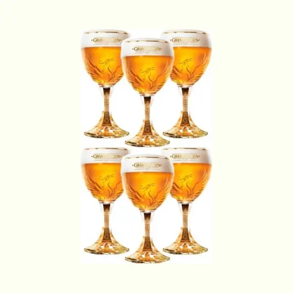 Grimbergen Bierglazen - 33cl - Set Van 6 Stuks thumbnail