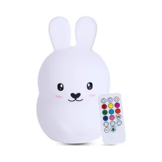 Kadoing Konijn Nachtlamp (Groot) Met Afstandsbediening - Nijntje Kinderlamp Oplaadbaar - 18.7cm Hoog