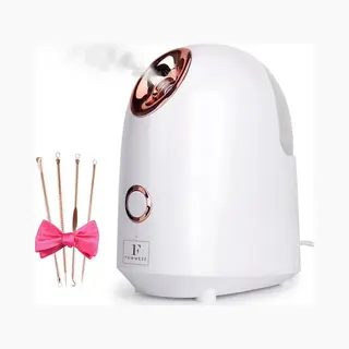 F Femmezz Luxe Gezichtsstomer - Gezichtssauna Met Nano Stoom - 4-delige Blackhead Remover Set