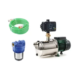 Dab EuroInox 40/80 M + Dab Control-D With A Pre-filter And 7 Metre Suction Hose