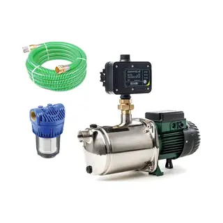 Dab JetInox 132 M + Dab Control-D With A Pre-filter And 7 Metre Suction Hose