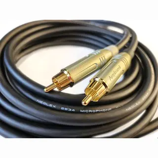 Audiophile Squad Cinch Kabel Van Mogami 2534 - 1m High End Rca Audio Kabel (Nieuw Model V2)