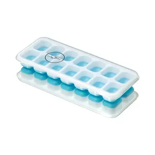 Jgr - Blauw - IJsblokjesvorm Siliconen Met Deksel - IJsvormpjes, Herbruikbaar - IJsblokjesmaker Zonder Morsen, Bpa Vrij