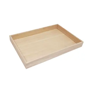 Playwood Dienblad Groot - Houten Dienblad Van Paulownia Hout - 30, 6x20, 5cm