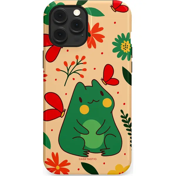 Casetastic Hoesje Geschikt Voor Apple IPhone 12 Pro Max Magsafe - Stijlvolle Beschermende Duo-layer Case - Kikkerkus thumbnail