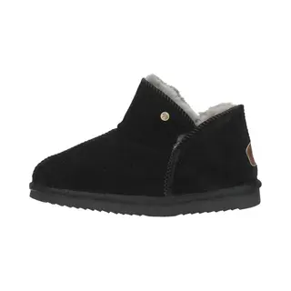 Warmbat Willow Suede Dames Sloffen - Zwart