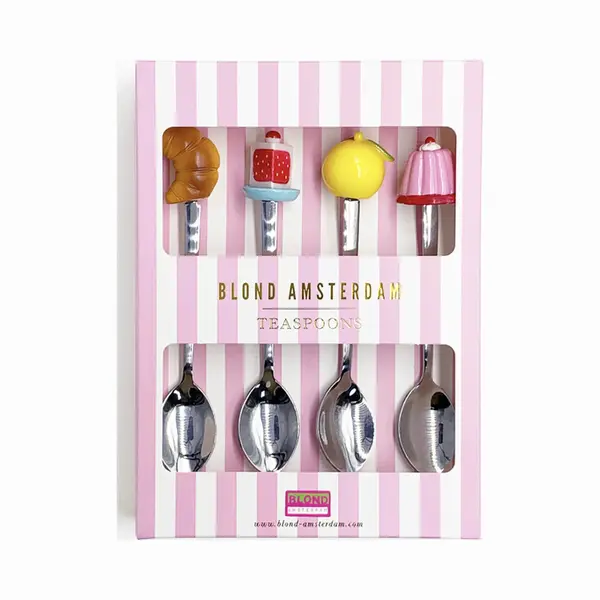 Blond Amsterdam, Even Bijkletsen, Theelepels, Set Van 4 thumbnail