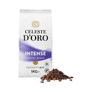 Celeste d'Oro Celeste D’Oro - Finest Intense - Koffiebonen Arabica - Lungo Koffie - Voor Ieder Moment - Koffiebonen - 1kg