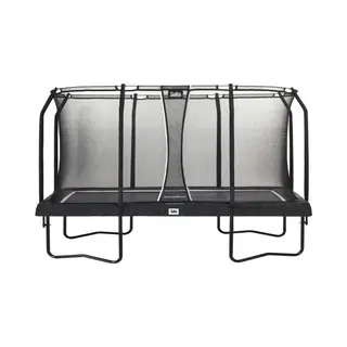 Salta Premium Black Edition - 396 X 244 Cm - Rechthoekige Trampoline Met Veiligheidsnet - Max. 150 Kg - Zwart