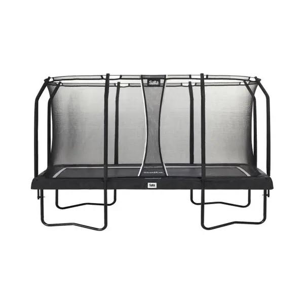 Salta Premium Black Edition - 396 X 244 Cm - Rechthoekige Trampoline Met Veiligheidsnet - Max. 150 Kg - Zwart thumbnail