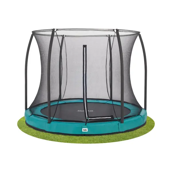 Salta Comfort Edition Ground - Inground Trampoline Met Veiligheidsnet - ø 251 Cm - Groen thumbnail