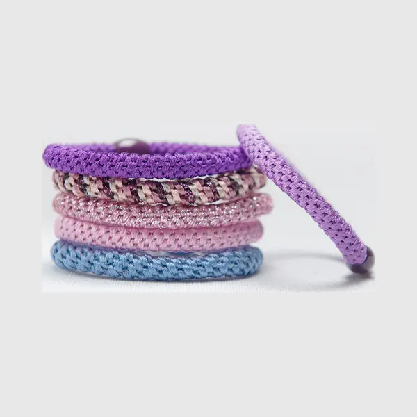 Funky Harties- Glitter Elastiekjes- 2-1 Haarelastiek En Armband- Vrouwen- Dames- Meisjes- Sterk Elastiek- Verslappen Niet- Cadeau- thumbnail