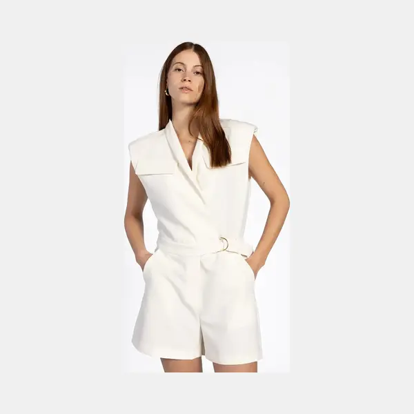 Aaiko Megan Pes 546 Jumpsuits Dames - Wit - Maat Xs thumbnail