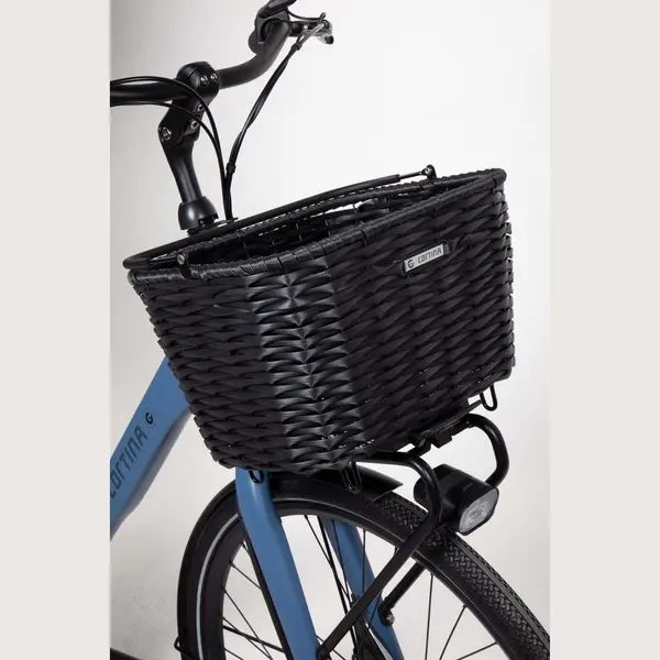 Cort Lyon Basket Avs - Fietsmand - Wicker - Zwart thumbnail