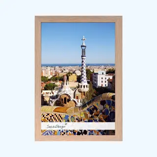 SecaDesign Anima Fotolijst Hout - Fotomaat A4 21x29, 7 Cm - Essenhout Kleur