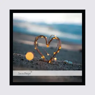 Fotolijst - SecaDesign Luca - 20x20 Cm Fotomaat - Zwart