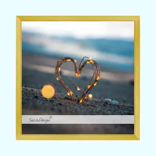 SecaDesign Luca - Fotolijst 20x20 Cm Fotomaat - Goud