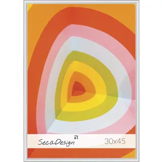 Fotolijst - SecaDesign - 30x45 Cm Fotomaat - Zilver - Posterlijst