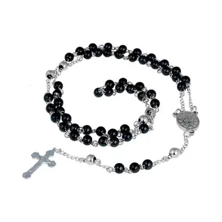 Lgt Jwls Lgt Jewels Rozenkrans Edelstaal Black Edition