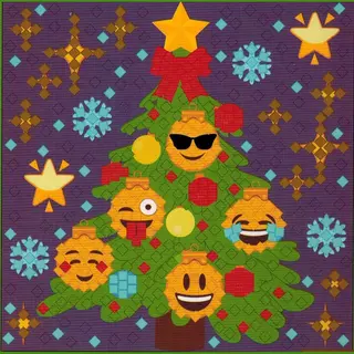 phonicons Emoticons Kerst - Diamond Painting - Glitter Stickers
