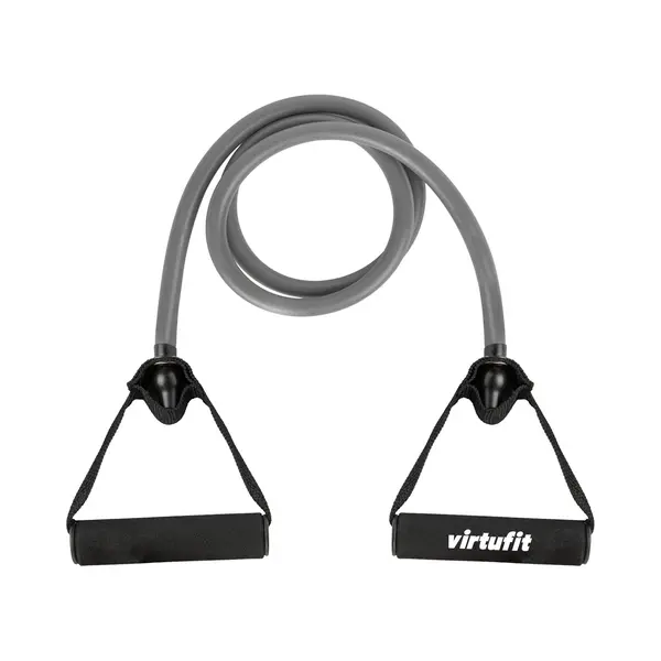 VirtuFit Weerstandskabel - Fitness Elastiek - Medium - Weerstandskabel Met Handvat - Fitness Elastiek - Met Handvatten - Weerstandsbanden - thumbnail