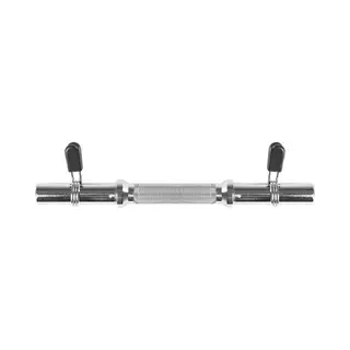 VirtuFit Halterstang - Dumbellstang - Met Veerclipsluiting - 30 Mm - 35 Cm