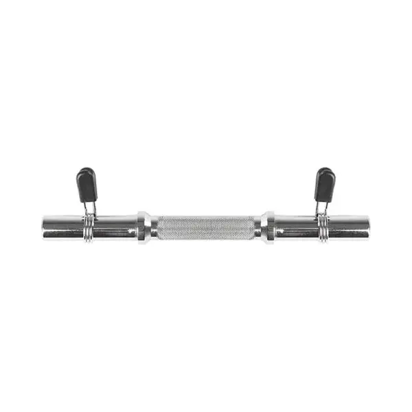 VirtuFit Kurzhantelstange - Hantelstange - Mit Federclipschließung - 30 Mm - 35 Cm thumbnail