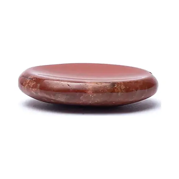 Yogi & Yogini naturals Rode Jaspis Zorgsteen - Red Jasper - Knuffelsteen - Duimsteen thumbnail