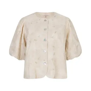 Esqualo Top SP26-28005 - Ecru