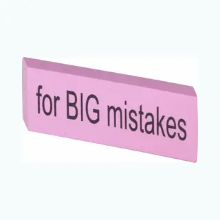 Xxl Big Mistake Gum 14 X 4, 5 Cm Roze