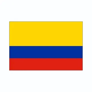 Klein Formaat Vlag Colombia - 60 X 90 Cm - Met Ophangringen - Landen - Versiering - Polyester