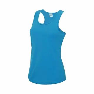 AWDis Hoods AWDis Sport Singlet Voor Dames - Blauw - Mouwloos Shirtje - Polyester - Lucht Doorlatend - Snel Drogend Xl