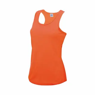 AWDis Hoods AWDis Sport Singlet Voor Dames - Oranje - Mouwloos Shirtje - Polyester - Lucht Doorlatend - Snel Drogend S