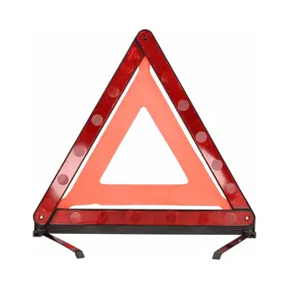 Dunlop Lifetime Opvouwbare Gevaren Driehoek - 42 X 35 Cm - In Bewaardoos - Reflecterend - Autopech Driehoek