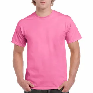 Gildan Roze Katoenen Shirt Voor Volwassenen S (36/48)