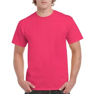 Gildan Fuchsia Roze Katoenen Shirt Voor Volwassenen M (38/50)