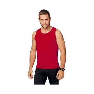 Proact Sport Singlet Voor Heren - Tanktop Hemd - Rood - Herenkleding - Mouwloze T-shirts - Sportkleding Xl