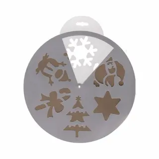 Decoris Kerst Raamsjablonen Kerst Plaatjes 30 Cm - Raamdecoratie Kerst - Sneeuwspray Sjabloon