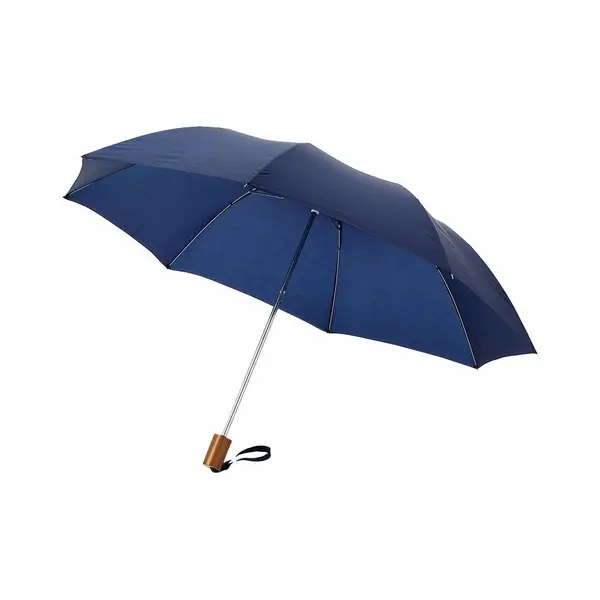 Paraplu Opvouwbaar - Klein - Donker Blauw - Polyester - 35 X D93 Cm - Compact Model thumbnail