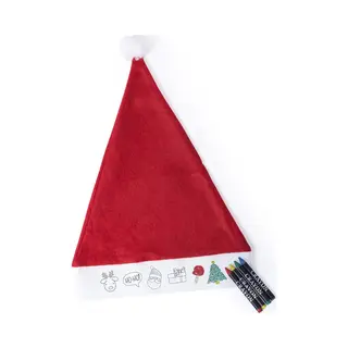Inkleurbare Kerstmuts Voor Kinderen