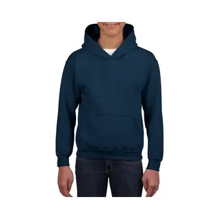 Gildan Sweater Met Capuchon - Donkerblauw - Jongens/meisjes - Katoen/polyester - 280 Grams 164