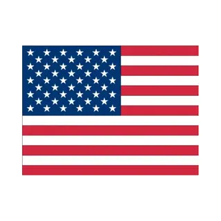 Bellatio Decorations Vlag Van Usa/Amerika Stickers - 10x - 7.5 X 10 Cm - Binnen/buiten - Voor Supporters
