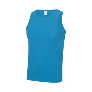 AWDis Hoods AWDis Sport Sintlet/tanktop - Heren - Blauw - Mouwloos - Polyester - Sportkleding L
