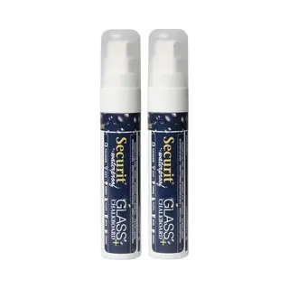 Securit Watervaste Krijtstiften Met Platte Punt - 2x Stuks - Wit - 7 En 15 Mm
