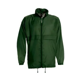 B&C Windjas/regenjas Voor Heren Donkergroen Maat 3XL