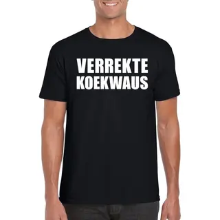 Bellatio Decorations Verrekte Koekwaus Brabantse Spreuk Heren Shirt Zwart - Heren Feest T-shirts L