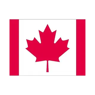 Bellatio Decorations Vlag Van Canada Stickers - 10x - 7 X 10 Cm - Landen - Candese Vlaggetjes - Versiering - Feestartikelen